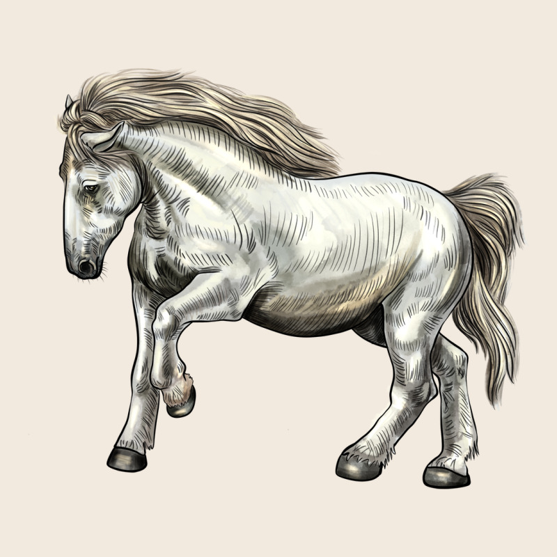 Percheron Horse Zipper Hoodie by LillyAllenDesigns | Teevron