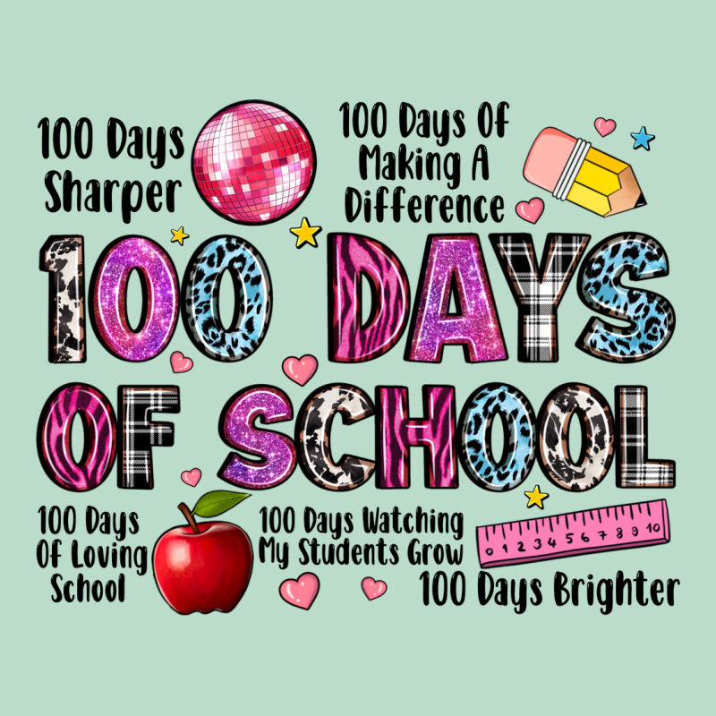 100 Days Of School Premium Hoodie by LillyAllenDesigns | Teevron