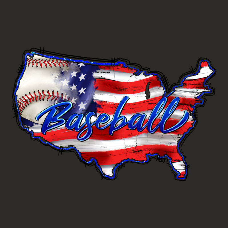 Usa Flag Baseball Heavy Core Tee by BarkalooDesign | Teevron