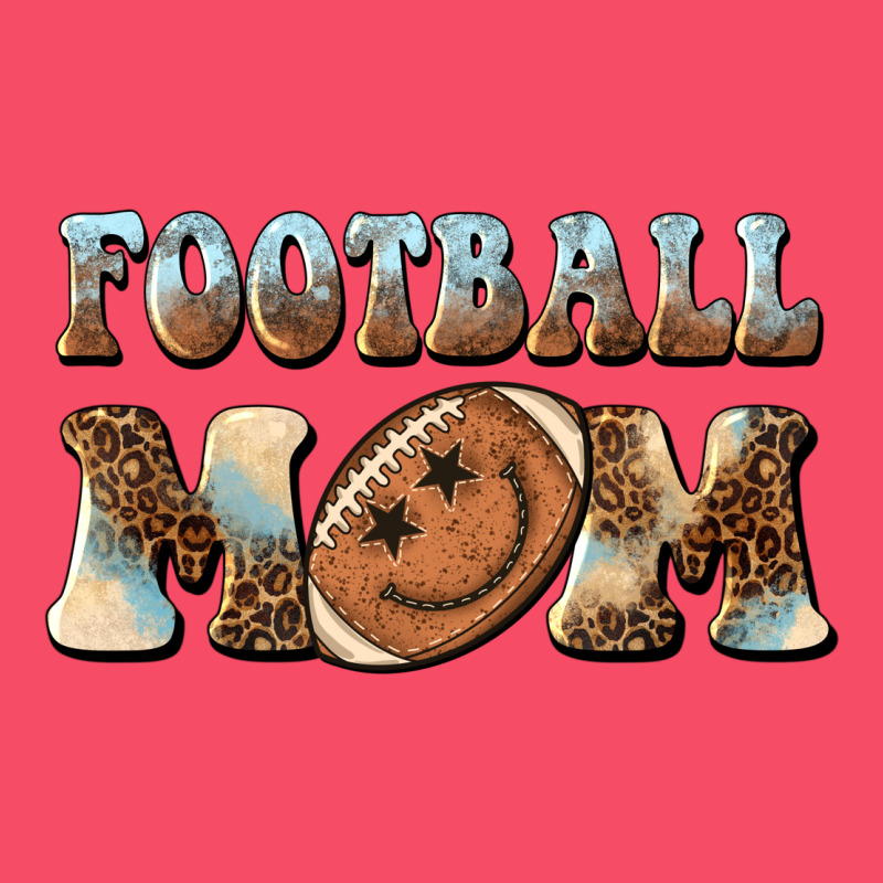 Football Mom Football Smiley Face Premium Sweatshirt by BarkalooDesign | Teevron