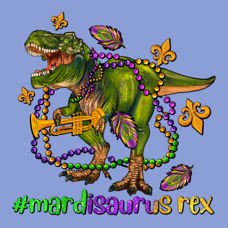 Mardi Saurus Rex Olivia Long Sleeve Tee by OliviaCreatesArt | Teevron