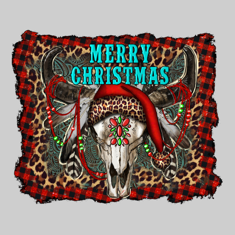 Merry Christmas Bull Skull Premium Tee by RanaPortraitStore | Teevron