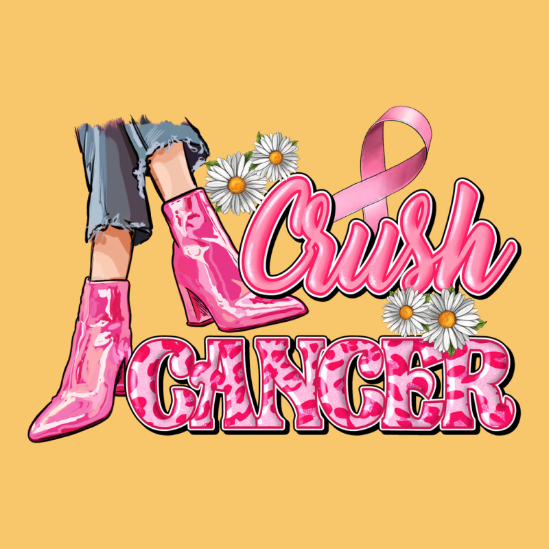 Crush Cancer Vintage Hoodie by CowGirlArtShop | Teevron