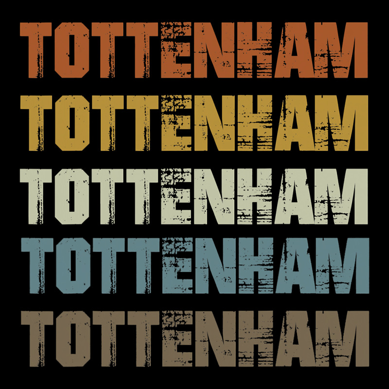 Retro Vintage Tottenham London Long Sleeve Tee by trangStudio | Teevron