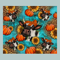 Autumn Pumpkins Holstein Cow Heavy Core Tee | Teevron