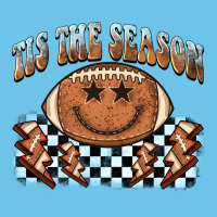 Tis The Season Football Smiley Face Premium Sweatshirt | Teevron