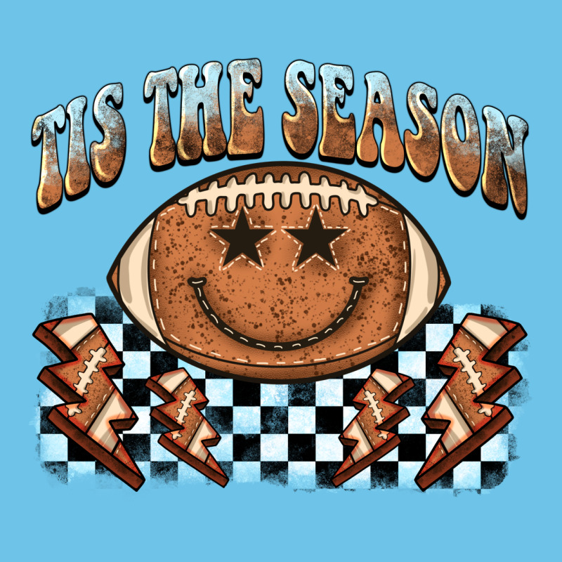 Tis The Season Football Smiley Face Premium Sweatshirt by BarkalooDesign | Teevron
