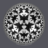 M.c. Escher Circle Limit Iv Vintage Hoodie | Teevron