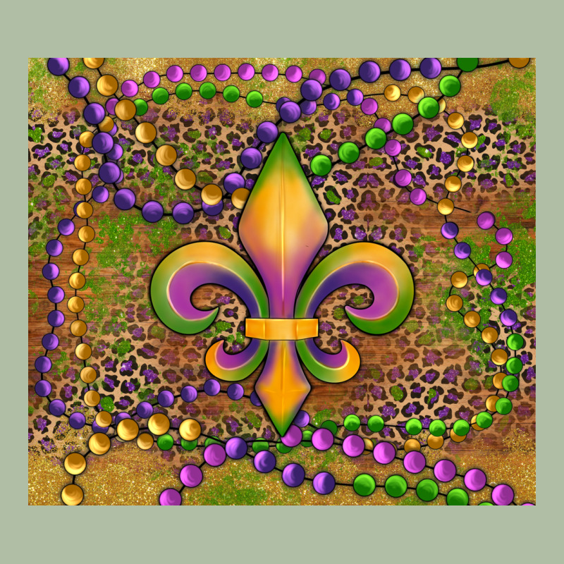 Mardi Gras Fleur De Lis Urban Heavy Tee by RanaPortraitStore | Teevron
