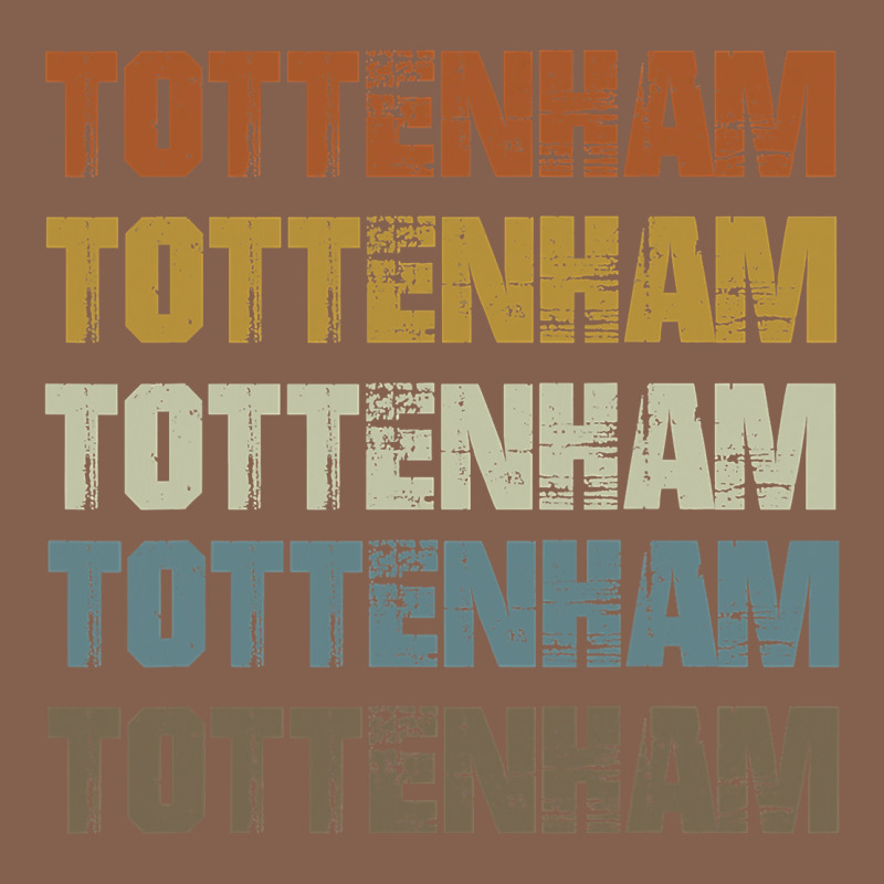 Retro Vintage Tottenham London Zipper Hoodie by trangStudio | Teevron