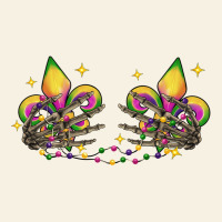 Skeleton Hands Mardi Gras Vintage Tee | Teevron
