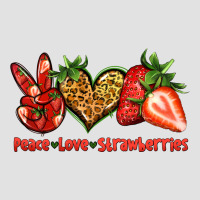 Peace Love Strawberries Premium Hoodie | Teevron