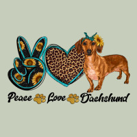Peace Love Dachshund Long Sleeve Tee | Teevron