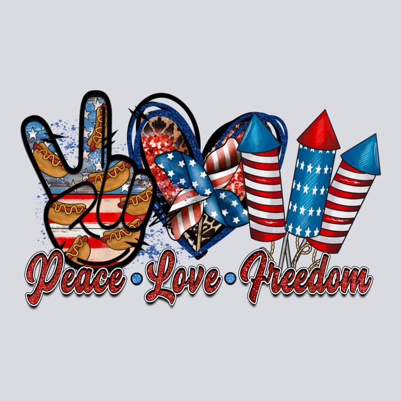 Peace Love Freedom Zipper Hoodie by RacoonDesign | Teevron