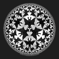 M.c. Escher Circle Limit Iv Heavyweight Hoodie | Teevron