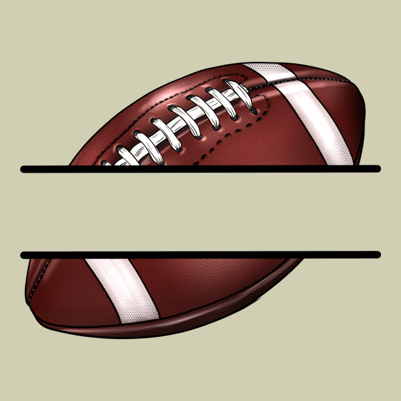 Football Name Frame Heavy Core Tee by BarkalooDesign | Teevron