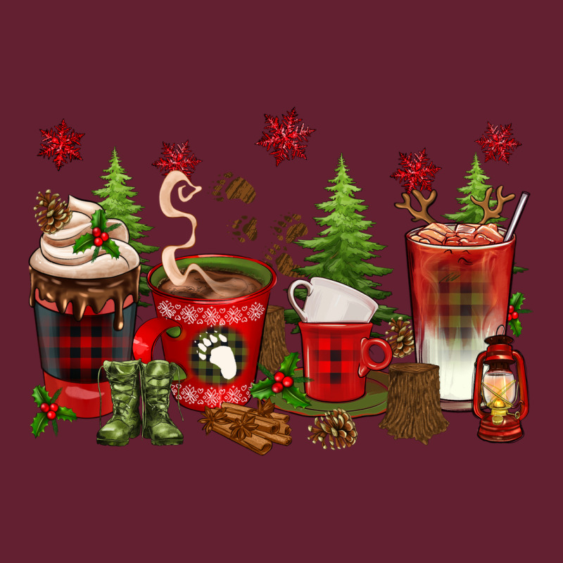 Christmas Coffee Cups Classic Tee by texasbilliewilder | Teevron