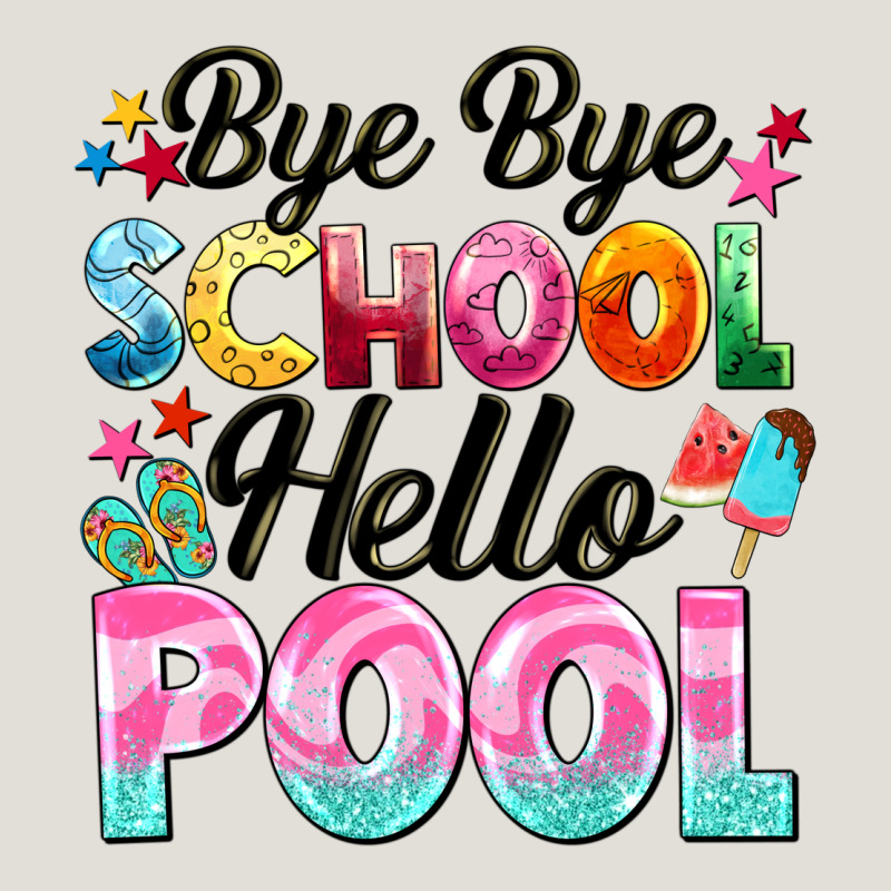 Bye Bye School Hello Pool Heavy Core Tee by BarkalooDesign | Teevron