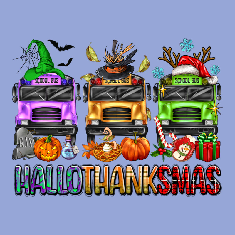 Hallothanksmas School Bus Classic Tee by texasbilliewilder | Teevron