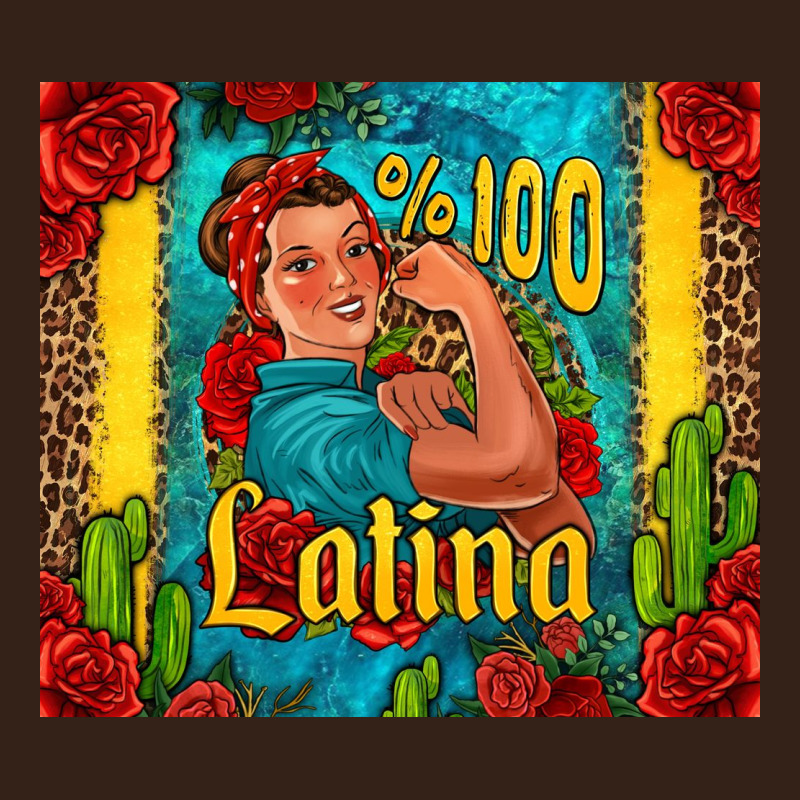 Hundred Percent Latina Strong Woman Heavy Core Tee by Jasminsmagicworld | Teevron