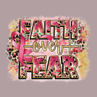Faith Over Fear Breast Cancer 12 Inches 300 Dpi Vintage Hoodie | Teevron