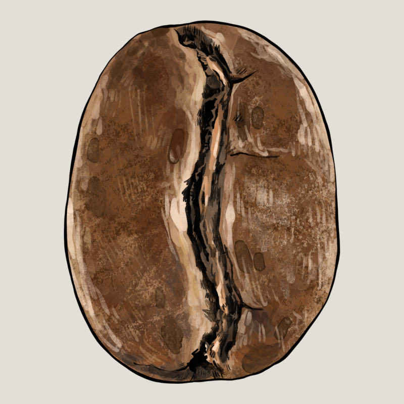 Coffee Bean Heavy Core Tee by BarkalooDesign | Teevron