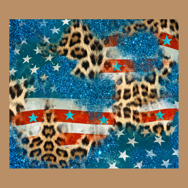Leopard Glitter American Flag Vintage Hoodie by CowGirlArtShop | Teevron