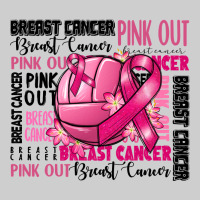 Volleyball Pink Out Breast Cancer Premium Tee | Teevron