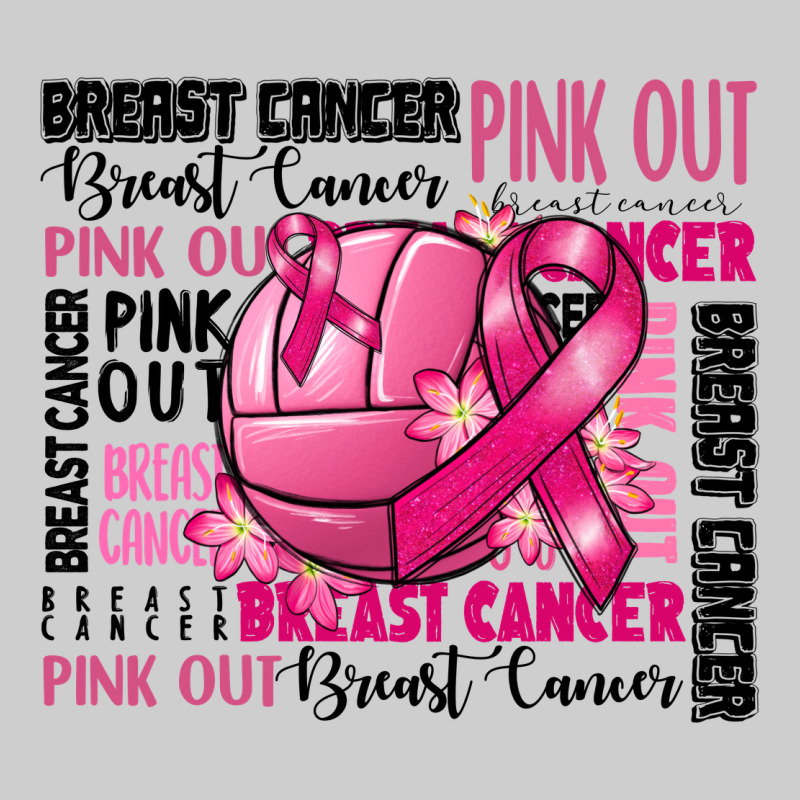 Volleyball Pink Out Breast Cancer Premium Tee by RanaPortraitStore | Teevron