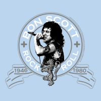Bon Scott Rock N' Roll Lion Shield Classic Tee | Teevron
