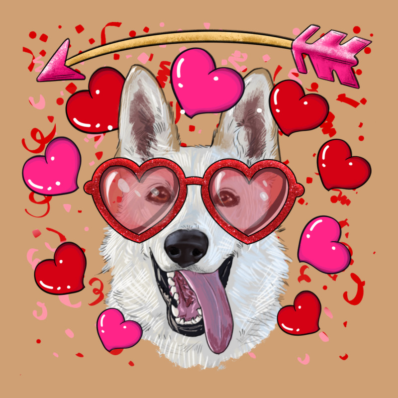 Valentine's Day  White Shepherd Vintage Tee by RanaPortraitStore | Teevron