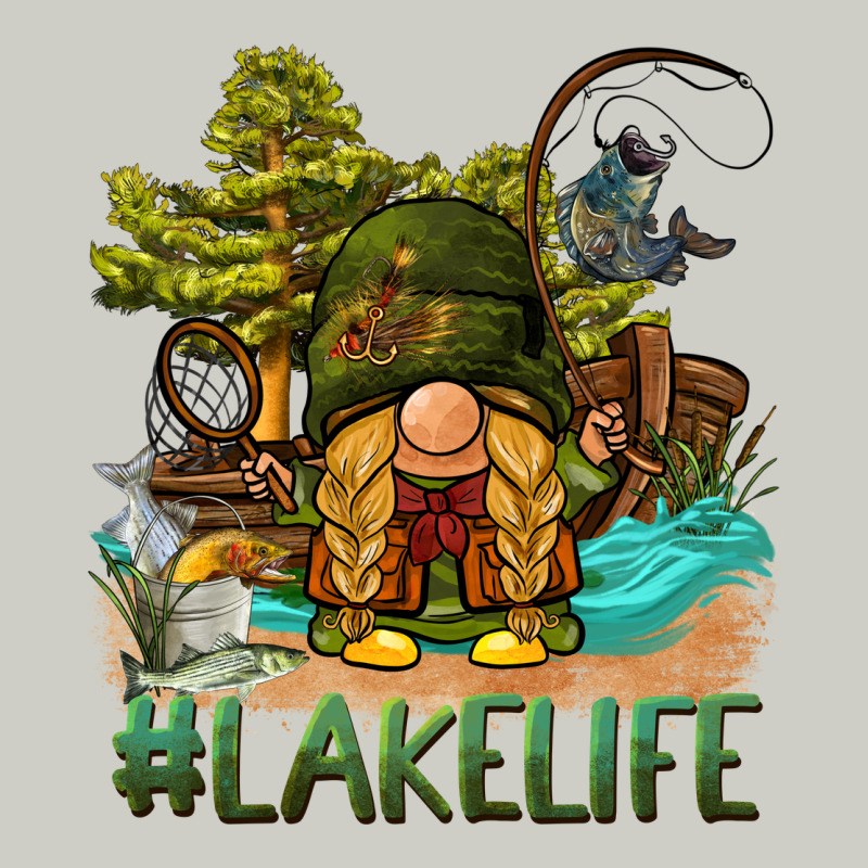 Lake Life Gnome Heavyweight Hoodie by BarkalooDesign | Teevron