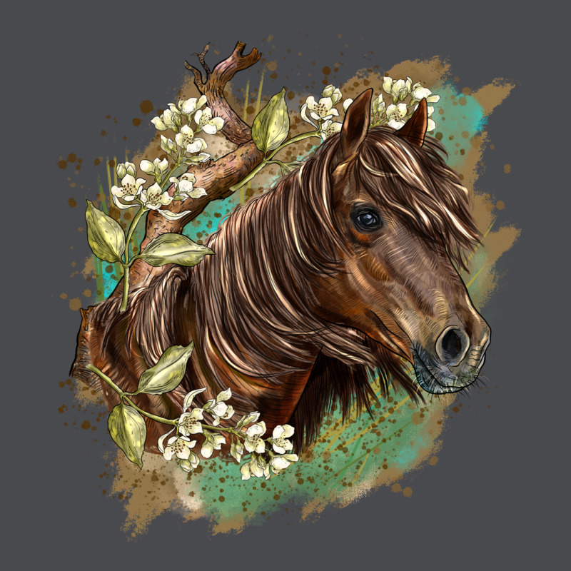 Missouri Horse Floral Background Zipper Hoodie by LillyAllenDesigns | Teevron