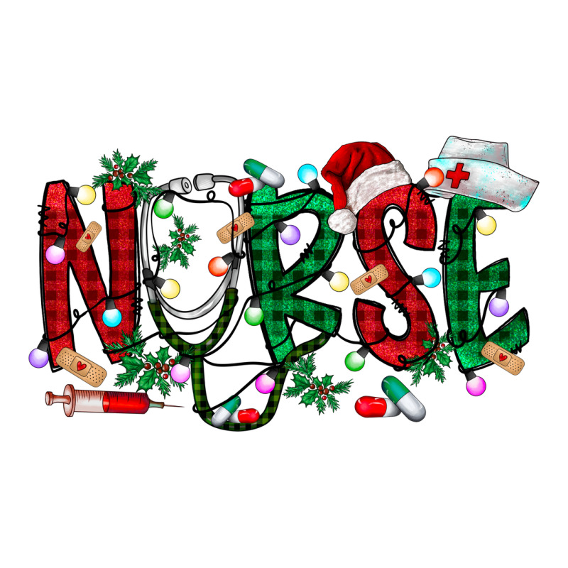 Nurse Christmas Zipper Hoodie by RacoonDesign | Teevron