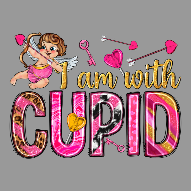 I Am With Cupid I Am With Cupid Valentine's Day Vintage Hoodie by HowdyJamesFarm | Teevron