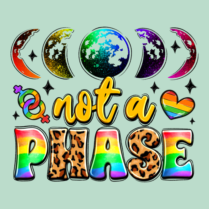 Not A Phase Pride Moon Premium Hoodie by LillyAllenDesigns | Teevron