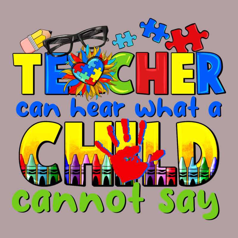 Teacher Can Hear What A Child Cannot Say Vintage Hoodie by CowGirlArtShop | Teevron