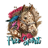 Free Spirit Appaloosa Horse Zipper Hoodie | Teevron