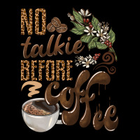 No Talkie Before Coffee Heavy Core Tee | Teevron