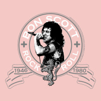 Bon Scott Rock N' Roll Lion Shield Urban Heavy Tee | Teevron
