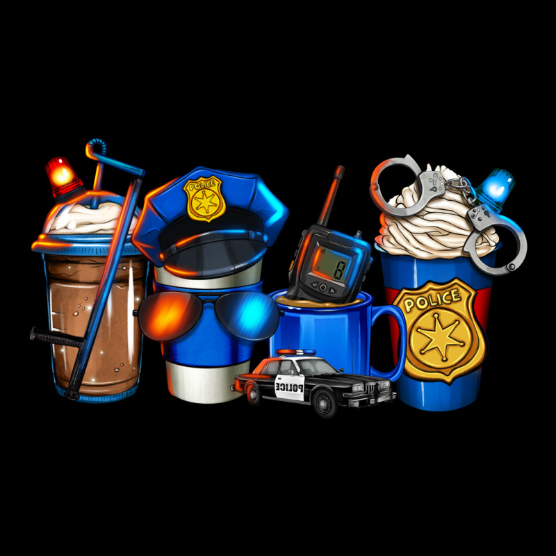 Police Coffee Heavy Core Tee by Jasminsmagicworld | Teevron