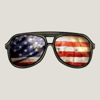 Amerıcan Flag Glasses Heavy Core Tee | Teevron