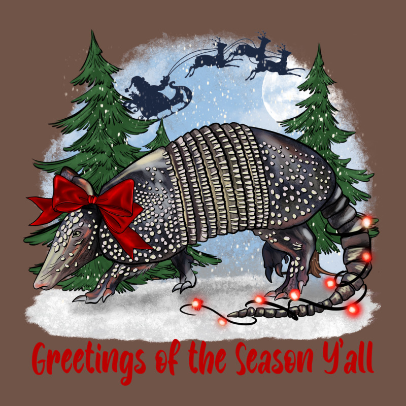 Greetings Of The Season Y'all With Armadillo Premium Sweatshirt by BarkalooDesign | Teevron