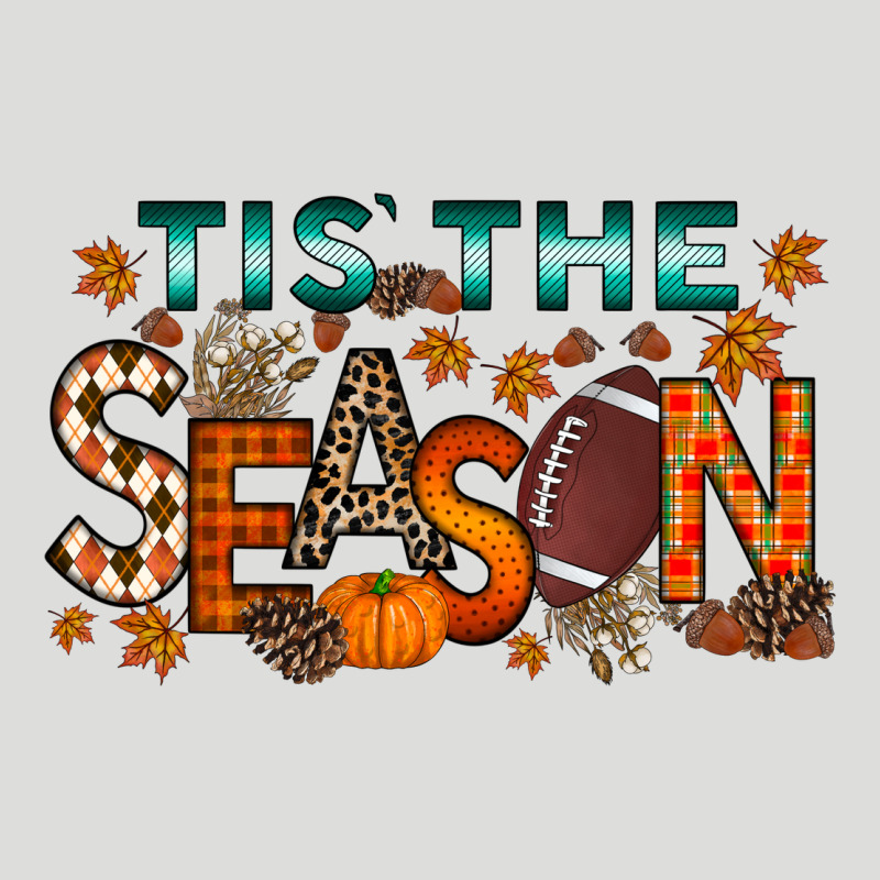 Tis The Season Football Zipper Hoodie by RacoonDesign | Teevron