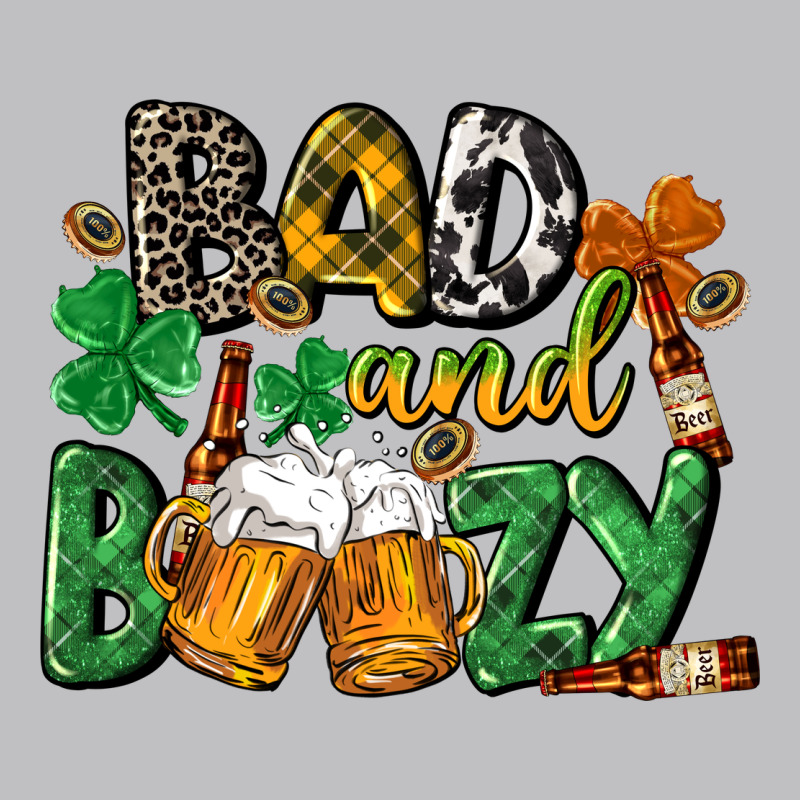 Bad And Boozy St. Patrick's Day Long Sleeve Tee by CowGirlArtShop | Teevron