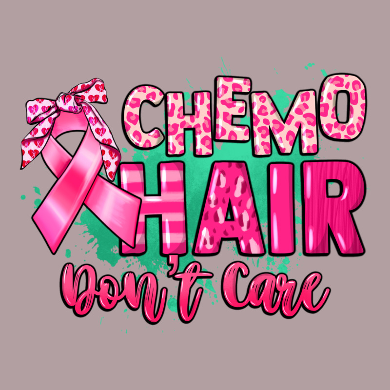 Chemo Hair Don't Care Cancer Awareness Vintage Hoodie by HowdyJamesFarm | Teevron