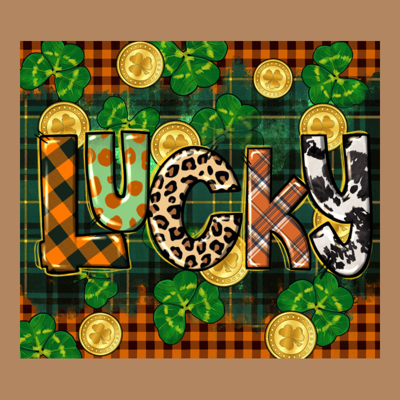St Patricks Day Lucky Clover And Coins Long Sleeve Tee by CowGirlArtShop | Teevron