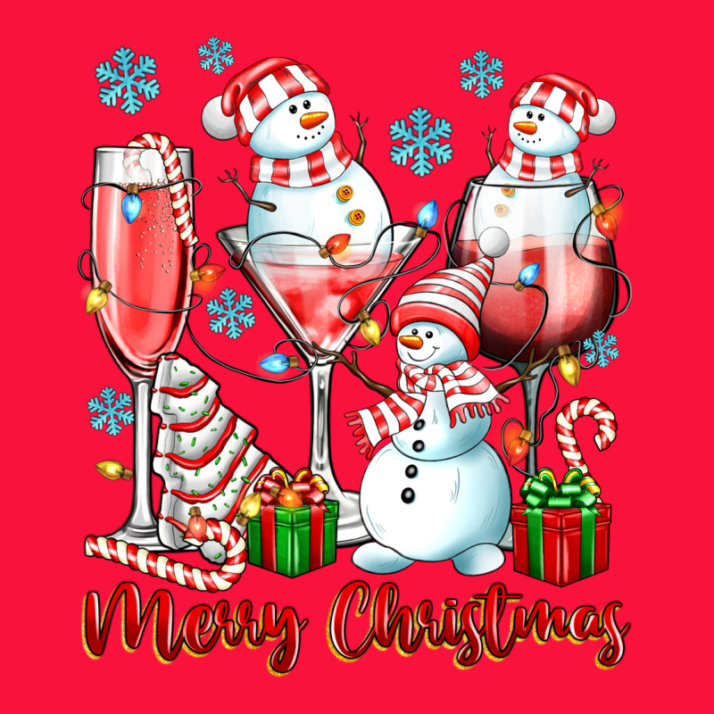 Merry Christmas Wine Glasses Classic Tee by texasbilliewilder | Teevron