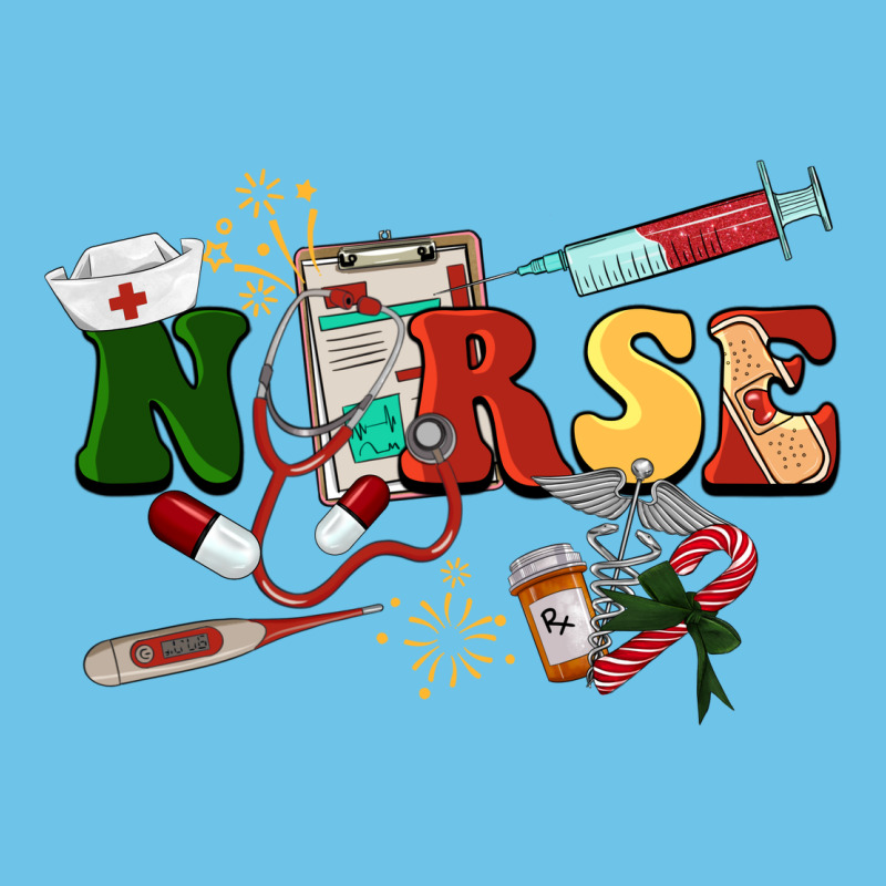 Christmas Nurse Premium Sweatshirt by BarkalooDesign | Teevron
