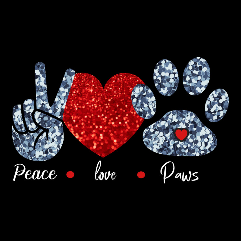 Peace Love Paws Ladies Tee by Bettercallsaul | Teevron